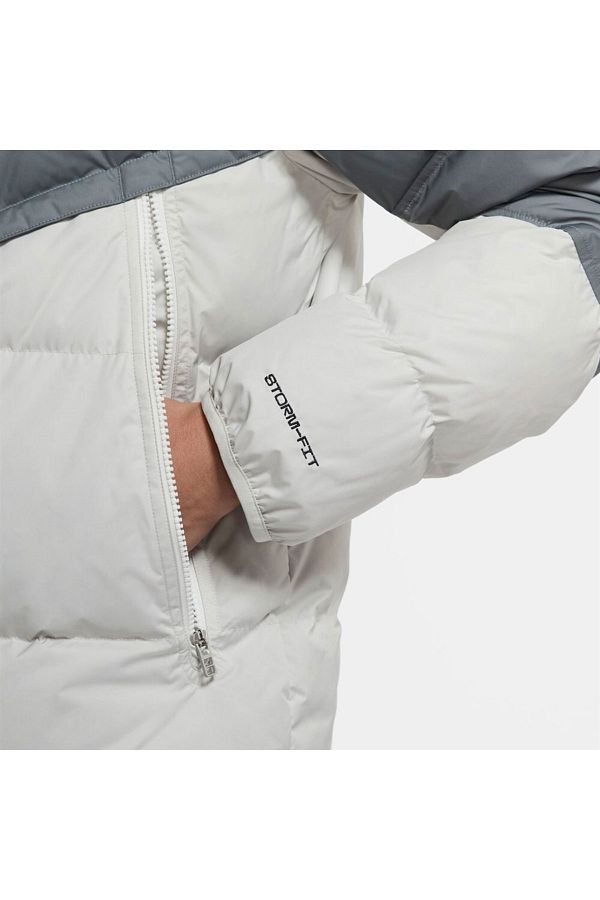 Gray and sales white nike windbreaker