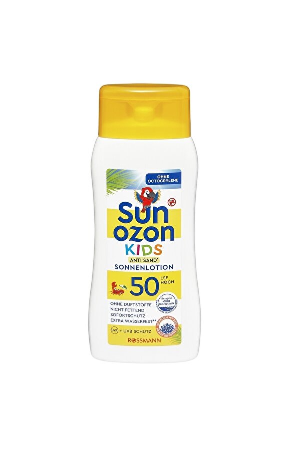 SunOzon Güneş Koruyucu Losyon Spf 50 Çocuklar Için Kids 200 ml