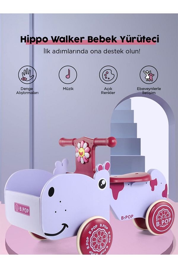 Hippo baby walker store
