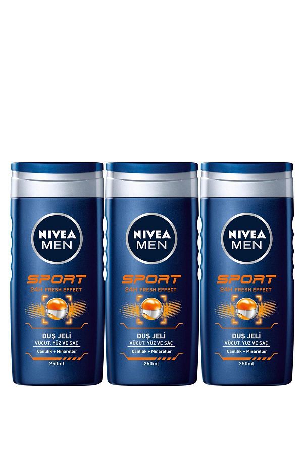 NIVEA-جل الاستحمام والشفاط الرياضي للرجال من نيفيا 250 مل 1