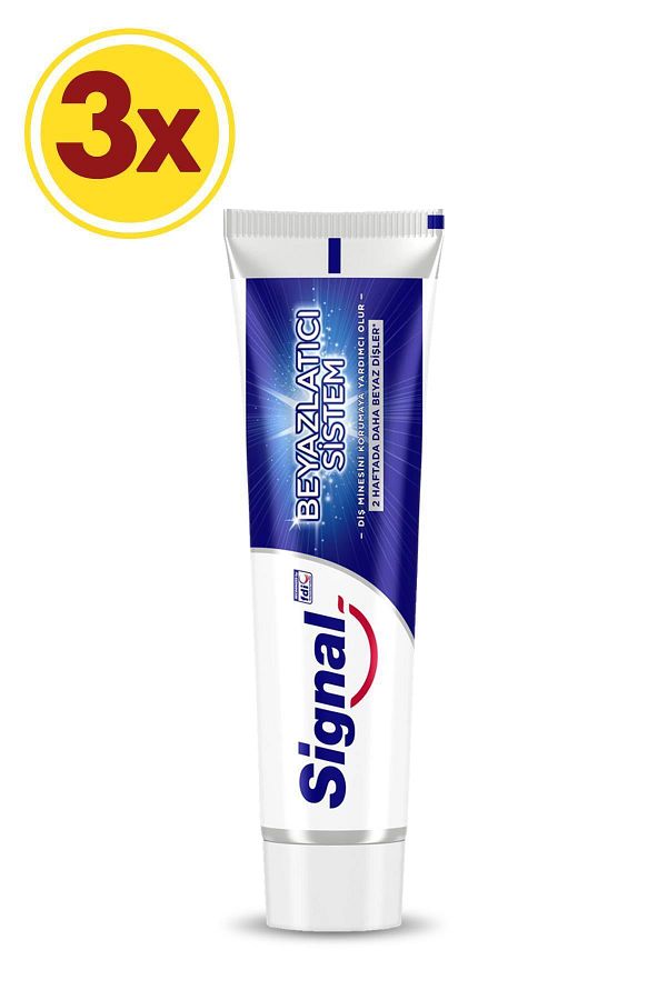 Signal-Whitening System Toothpaste 50 Ml X 3 Set 1