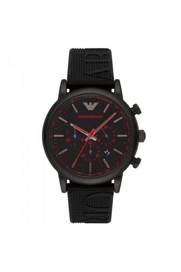SAATKORDONCUSU Emporio Armani Ar11024 Compatible 22mm Black Silicone Watch Band Trendyol