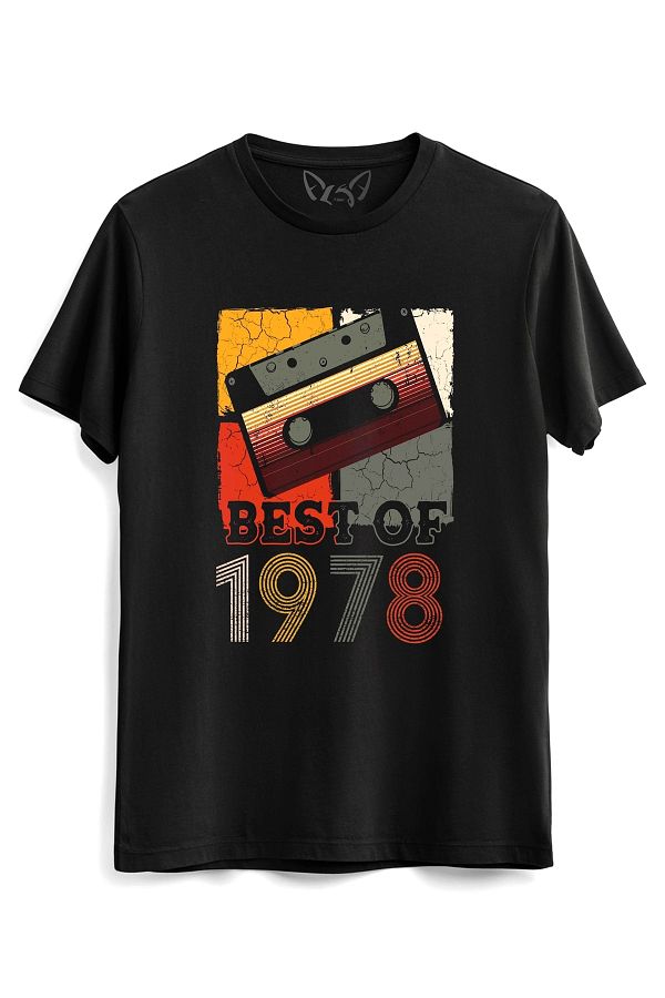 Alfa Tshirt Vintage 1978 Best Of Black T shirt Trendyol