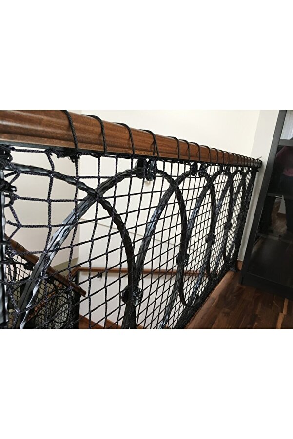 ÖZBEK Merdiven Korkuluk Güvenlik Filesi 80 cm X 1.90 mt Güvenlik Ağı Ös-80-190-s