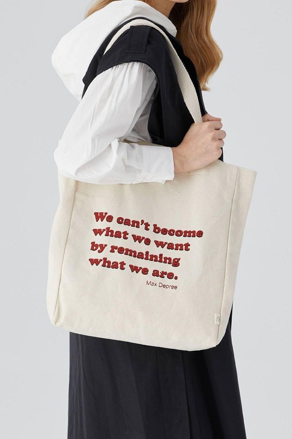 Manuka-Max Depree Classic Std Printed Gusseted Canvas Tote Bag 1