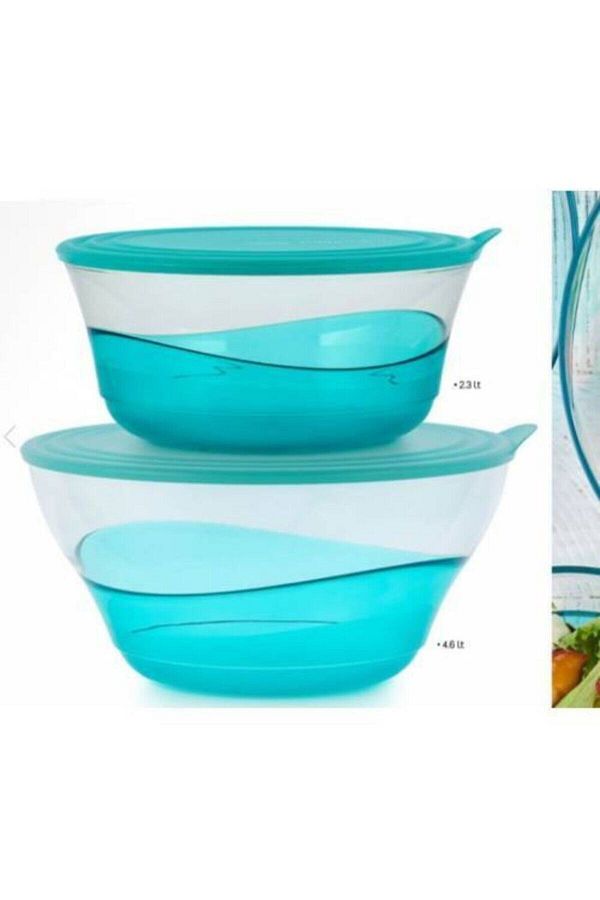 Tupperware-Drop Serving and Storage Container 2.3 Lt-4.6lt 1