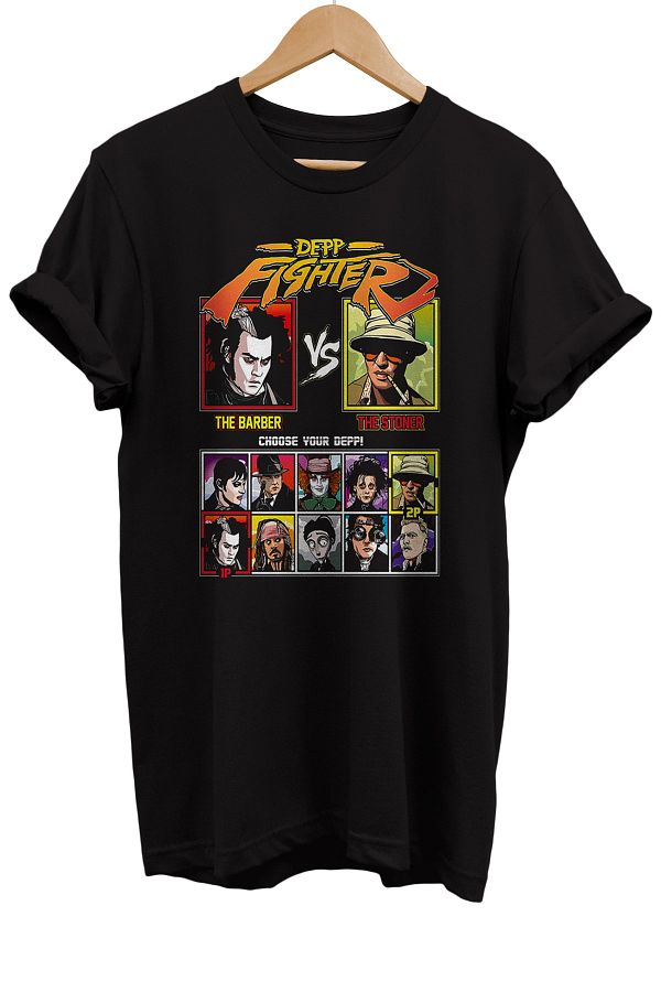 remonz Johnny Depp Movie Characters Printed 100 Cotton Oversize T shirt