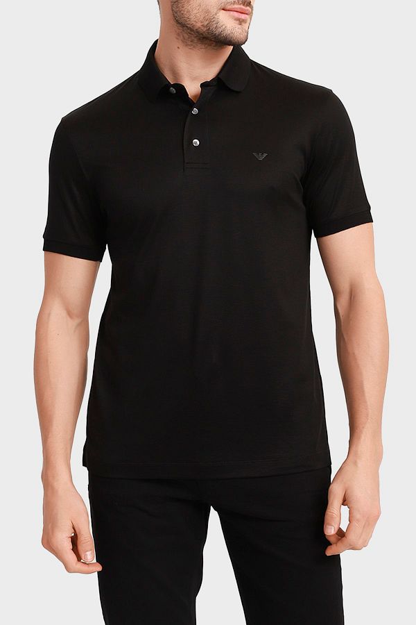 Grey armani polo deals
