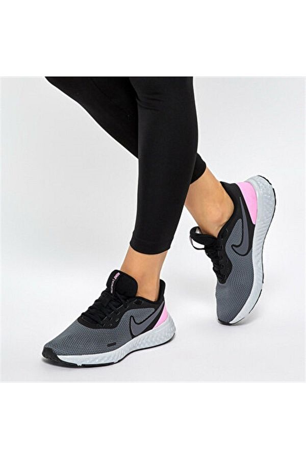 Nike Running Training Shoes Gray Flat Trendyol
