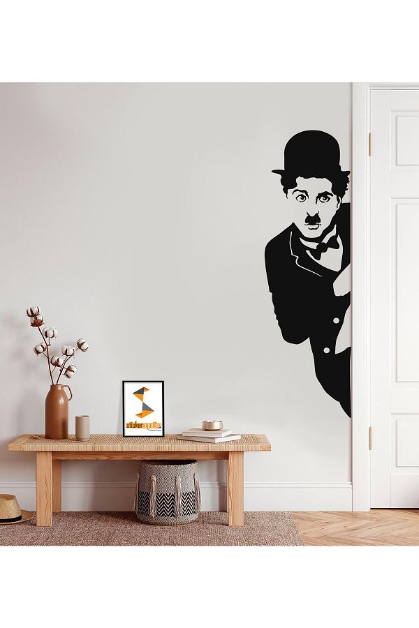 Sticker Sepetim-Autocolant decorativ de perete Charlie Chapline - Decor de perete 1
