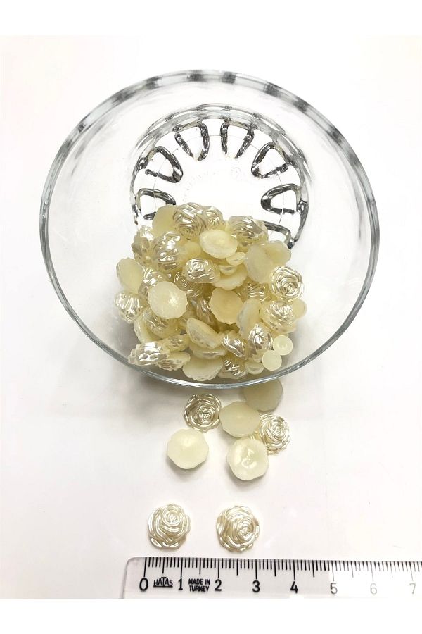 Hobigram-Half Pearl Beads Plastik-ıbc-1048 – Ειδικό σχέδιο, Αξεσουάρ, Ποιοτική Παραγωγή, Εντυπωσιακό Στυλ – Deko 1