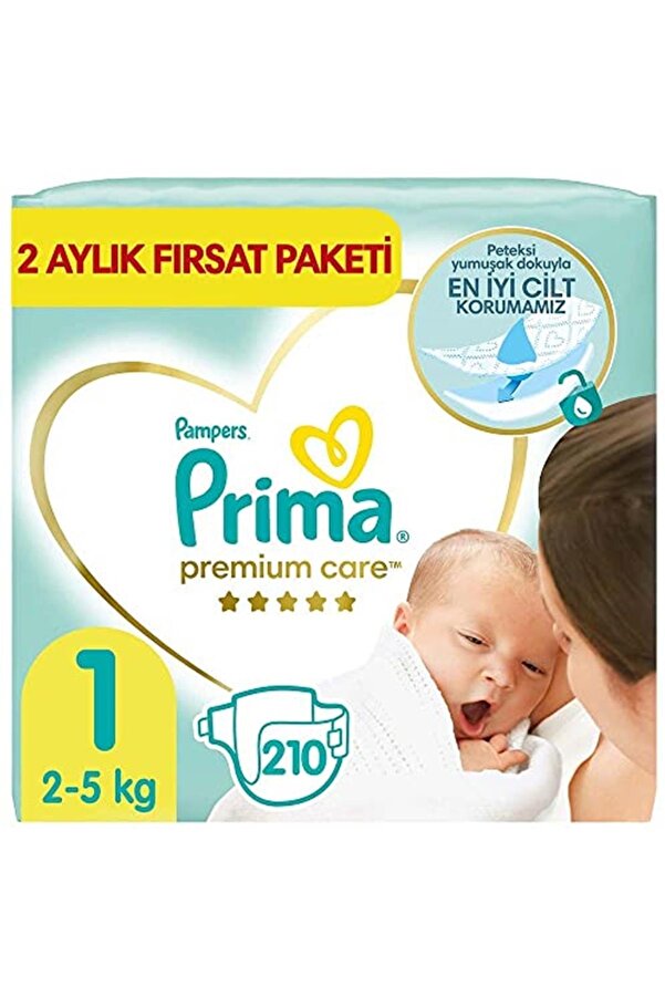 Prima Bebek Bezi Premium Care 1 Beden Yenidoğan,