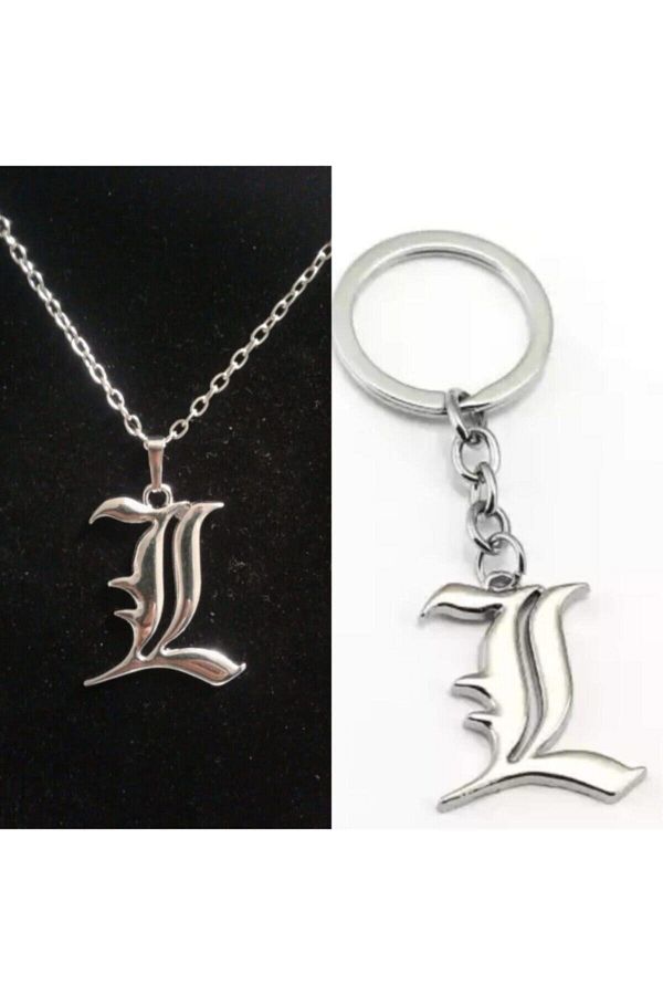 ema Death Note L Necklace and Keychain Set Stylish Gift Ornament Accessory Trendyol