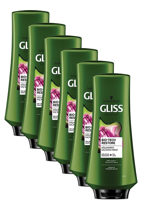 Gliss-Bio-tech Strengthening Conditioner 360 Ml X6 Pieces 1