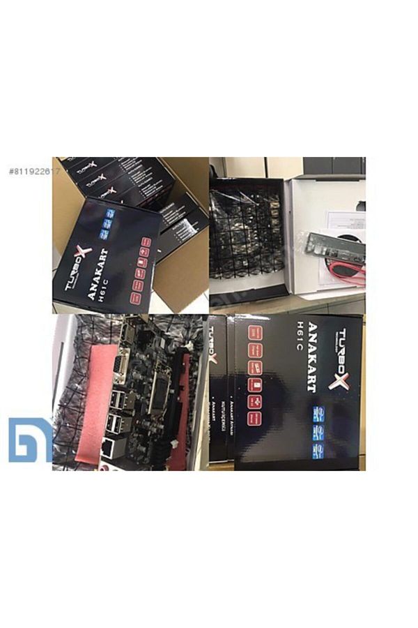 TURBOX-H61c Intel H61 1600 Mhz Ddr3 Socket 1155 Pin Atx Motherboard 1