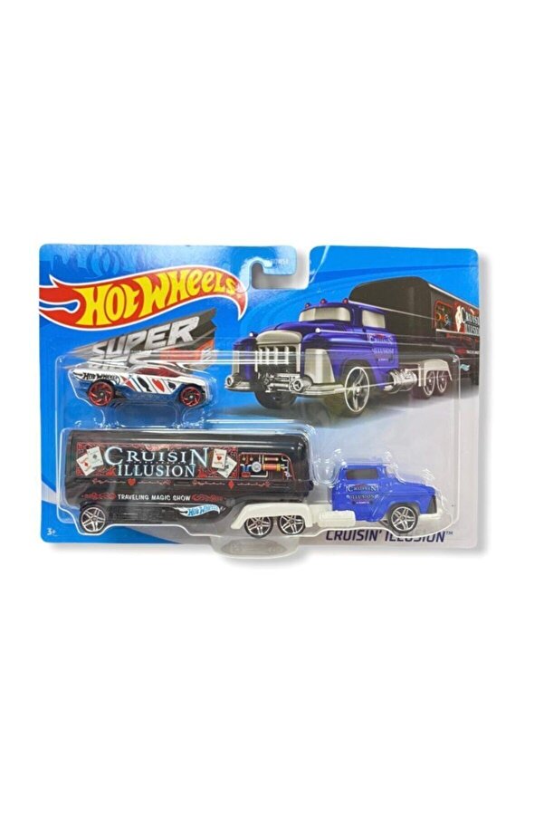 HOT WHEELS Cruisin' Illusıon Taşıyıcı Tır Araba Seti Bdw51 Gkc27