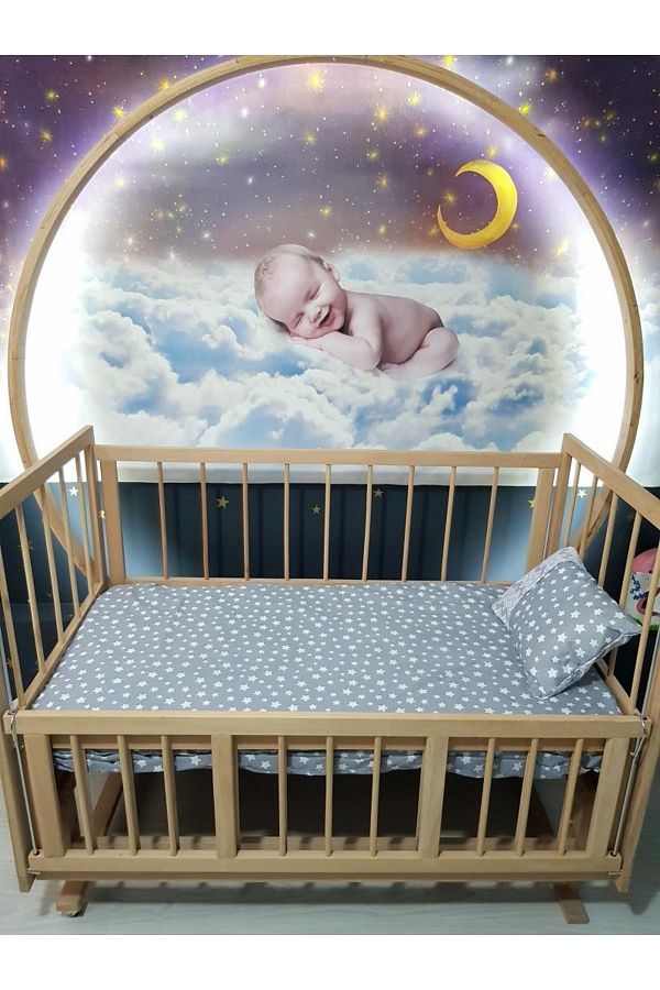 Slim baby crib best sale