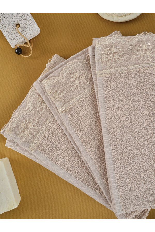 MaLana Havlu Lace Set of 2 Kitchen Towels Tea Cloth Hand Towel 30x50 Size Trendyol