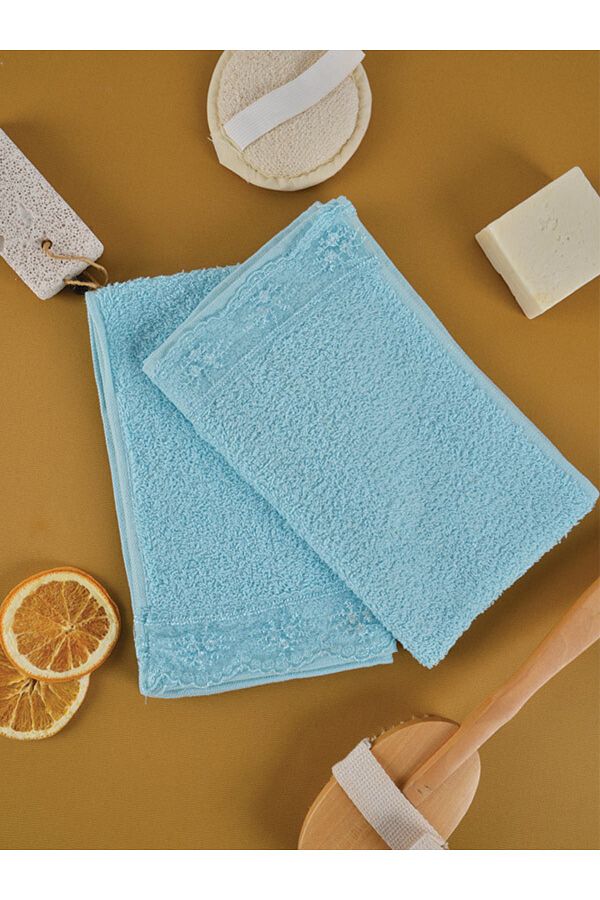 MaLana Havlu Lace Set of 2 Kitchen Towels Tea Cloth Hand Towel 30x50 Size Trendyol