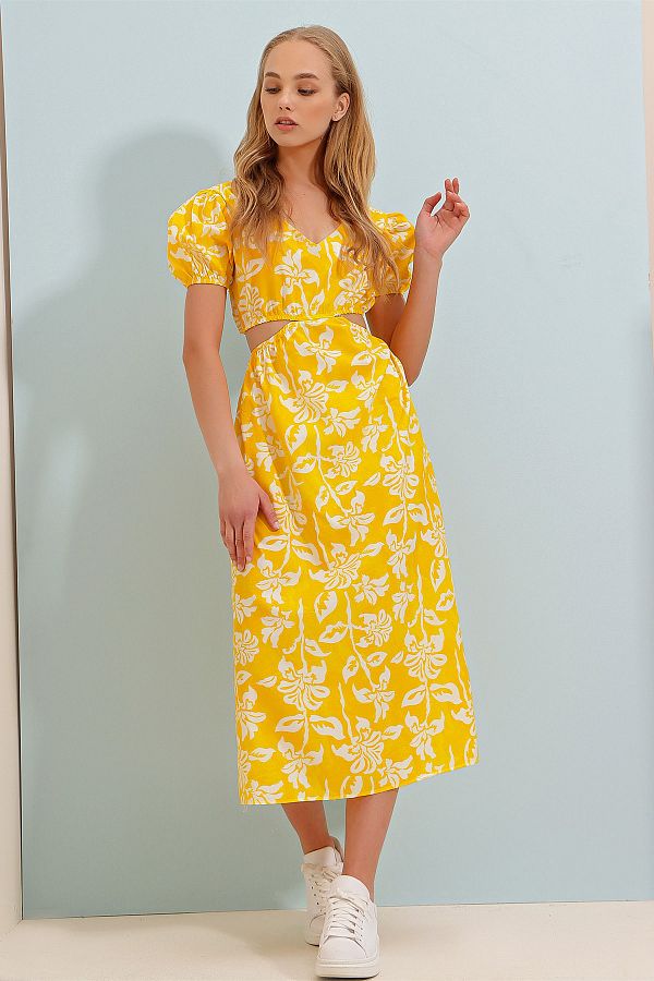 Alc yellow floral dress online