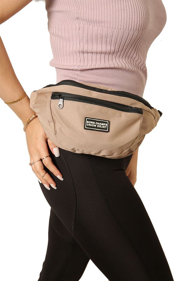 BORN CHAMPS Mink Unisex Shoulder And Waist Bag Trendyol