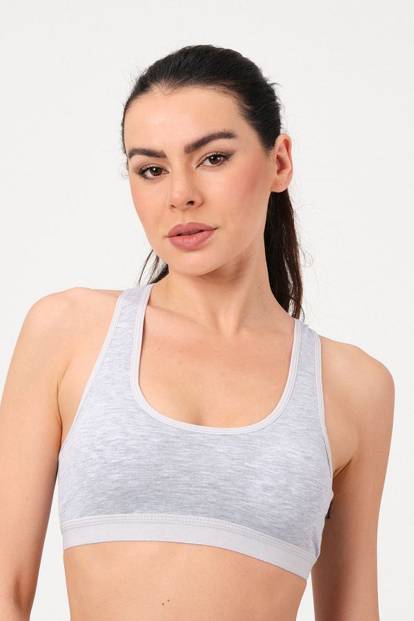 Cross strap sports bra deals