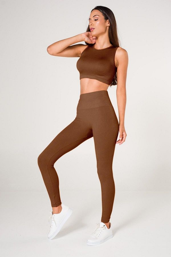 Formactive Recovery Double Layer Seamless High Waist Ribbed Sports Leggings Trendyol