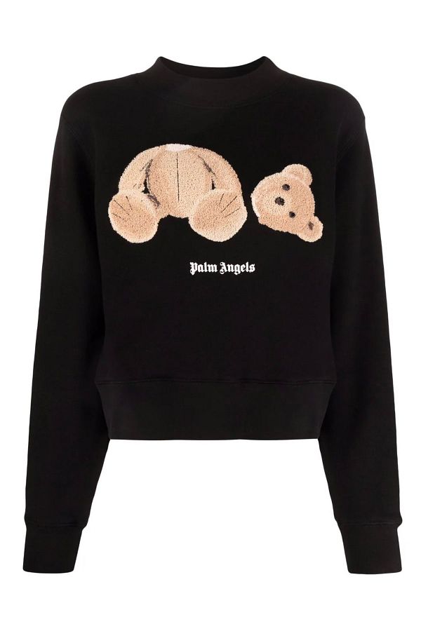 Palm Angels Bear Crop Sweatshirt Trendyol