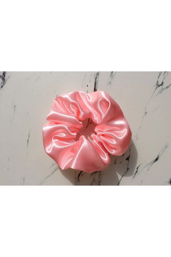 Donna Liberta-Gender Reveal Party Gift Scrunchie Pink Satin Buckle Set of 20 Baby Shower 1