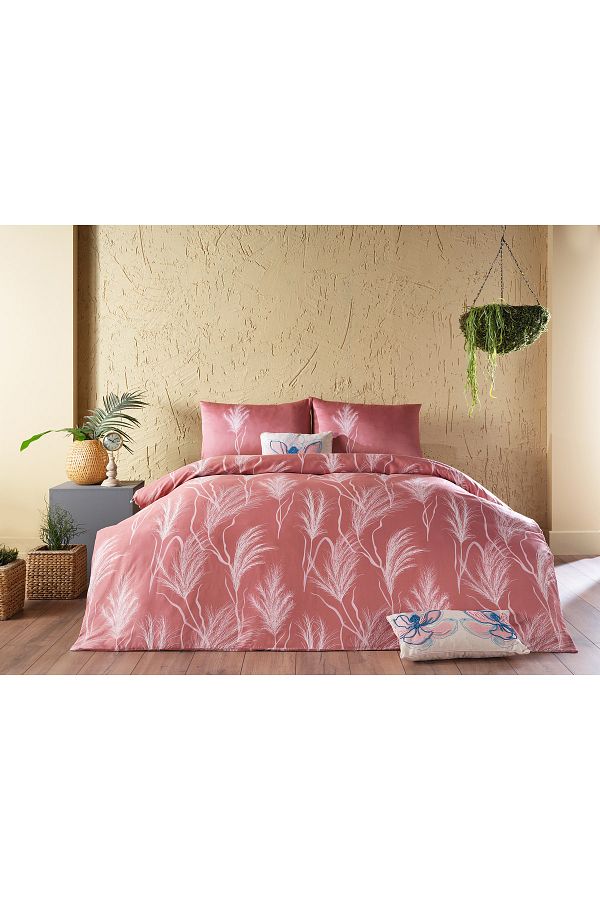 Doqu Home-Satin Glamour Bedding Set Yavruağzı - Double 1