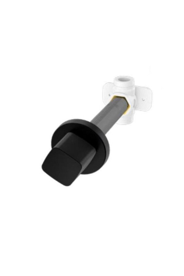 ULUMAK-Built-in Square Intermediate Cut-off Valve Black 20 Mm Plus Model Long Body 1