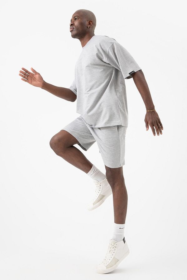 gothamvibes-Men's Base Gray Shorts 1