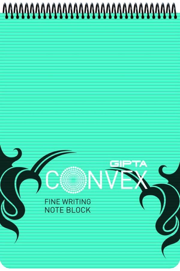 Gıpta-Convex A4 Spiral PP Cover Memo Pad (notepad) 100 Sheets Lined (Pack of 6) 1393 1