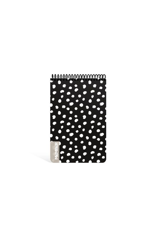 Gıpta-Member A5 Spiral Flexi Hard Cover Memo Pad (notepad) 100 Sheets Lined (Pack of 6) 3610 1