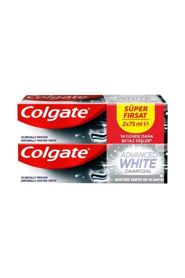 Colgate-Advanced White Charcoal Toothpaste 2 Pack 2X75 ml 1