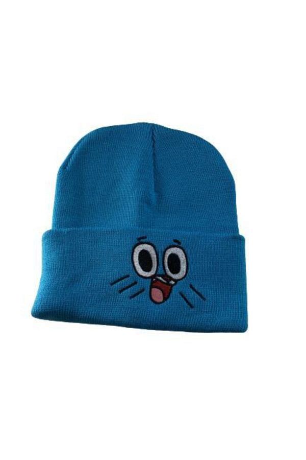 Moda Kızı Butik-Gumball Logo Blue Beret 1