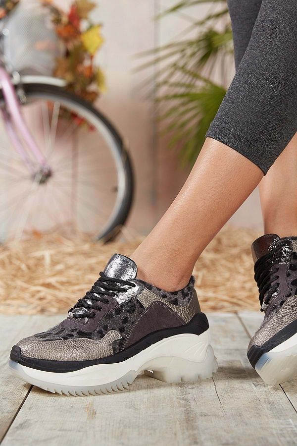Dark Seer Women s Gray Sneakers Comfortable and Stylish Trendyol