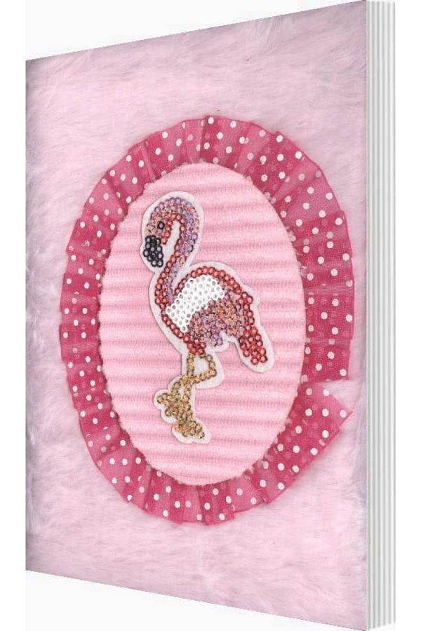 Mikro-Pls11 Plush Memory Book Little Flamingo 1