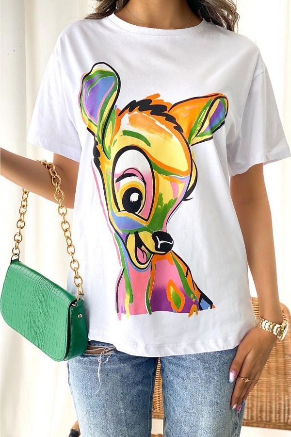 FEMELLE-Women's Gazelle Printed T-Shirt 1