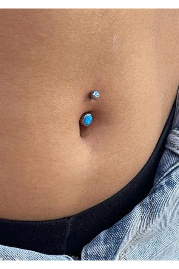 Opal navel piercing shop