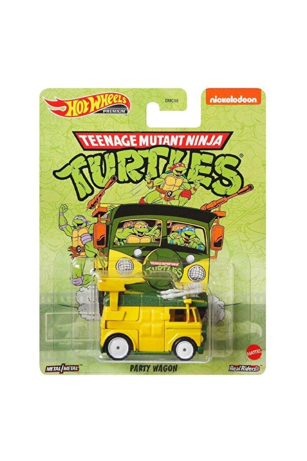 HOT WHEELS Premium Ninja Kaplumbağalar Party Wagon DMC55-GJR50