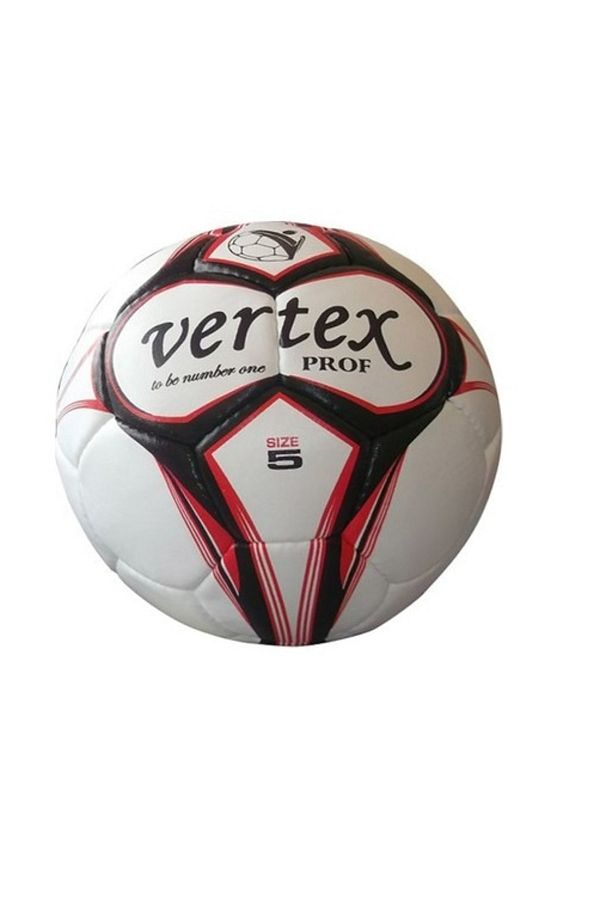 VERTEX-Vtx-prof Unisex White Soccer Ball - Size 5, Pump Not IncluDed 1