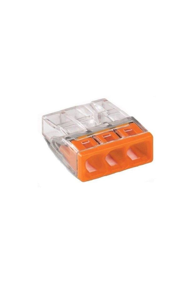 EL-MAX-Plug-in Junction Box Terminal Block 3-Piece 0.5 - 2.5 mm 200 Pieces Elx-2.5-3 1