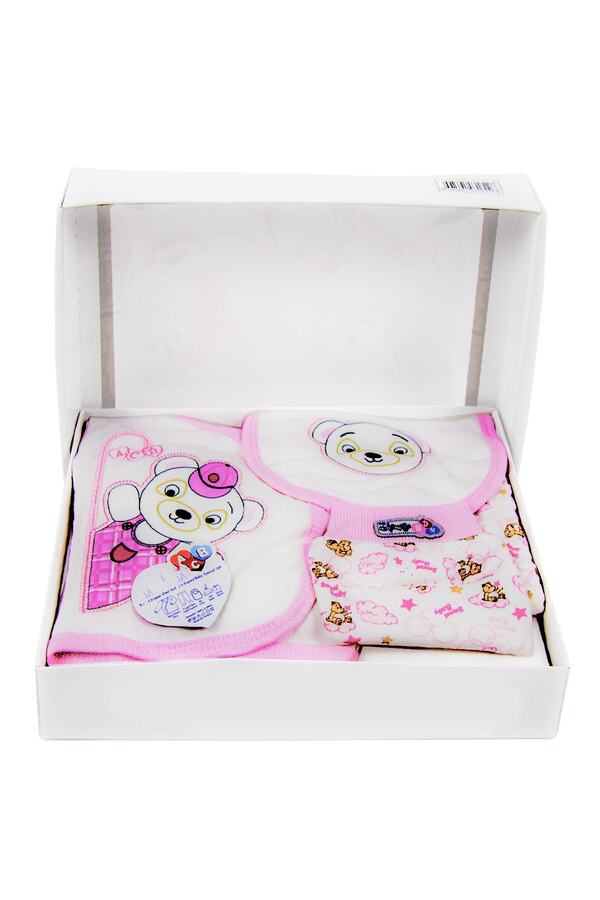 Genel Markalar Kız Bebek Hastane Çıkış Yeni Doğan Bebek Giyim Seti Doğum Hediyesi 5 Parça Bebek Tulum