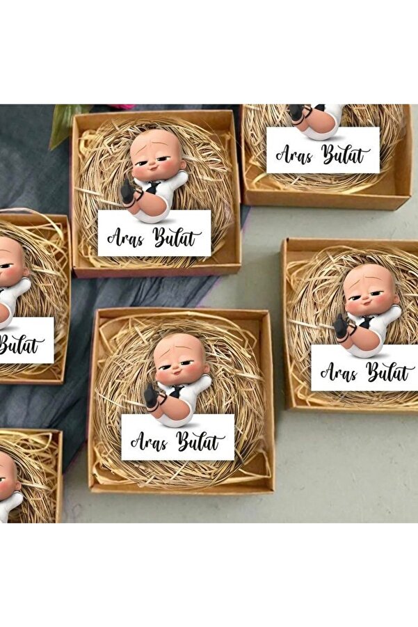 DeCupe Patron Bebek Magnet Hediyelik Mevlüd Doğum Günü Doğum Hediyeliği 1 Yaş Sünnet Hediyeliği