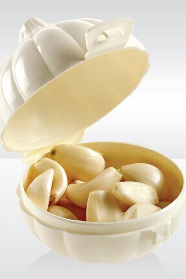 Ahşap Şehri Mini Garlic Storage Container with Lid and Lock Mechanism ...