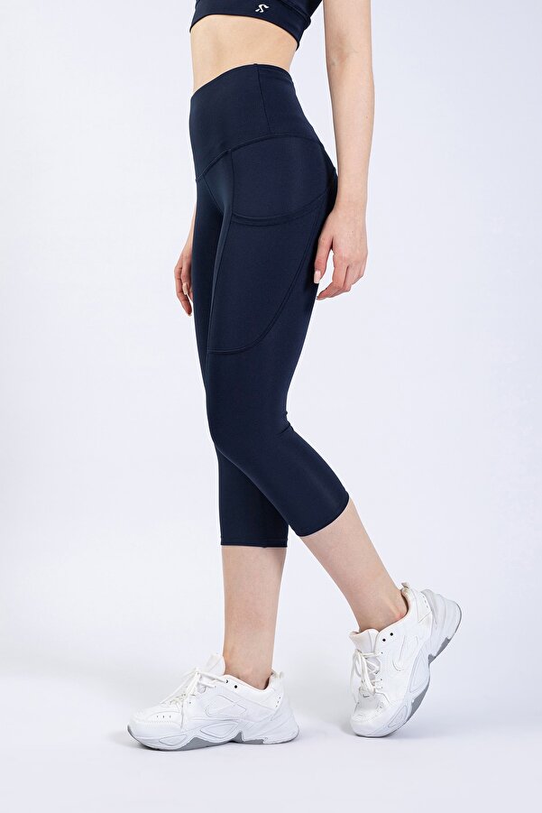 ‘Signature Staples’ High Waist Leggings - Navy main image 0
