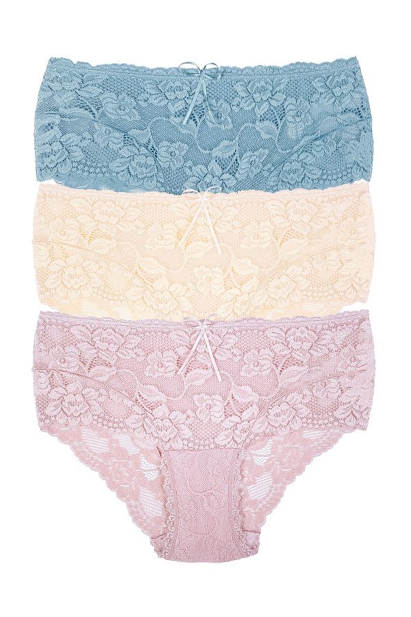 Zena-3-Piece Lace Women's Panties 1