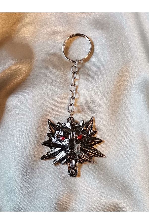 Acousticworld Stylish Witcher Geralt Gift Keychain with Rivya Accessory Trendyol
