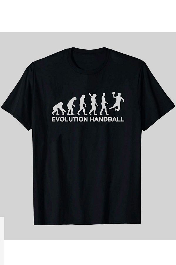 Advantage-Handball Evolution Men's Black T-Shirt 1